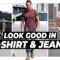 How To Look GREAT in a T-Shirt & Jeans l Men’s Fashion Tips